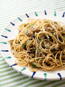 あさりと海苔味パスタ