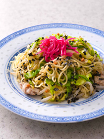 海苔茶漬け焼きそば