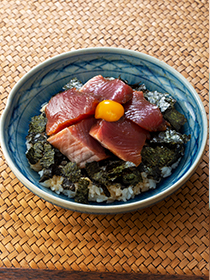 戻り鰹の漬け丼